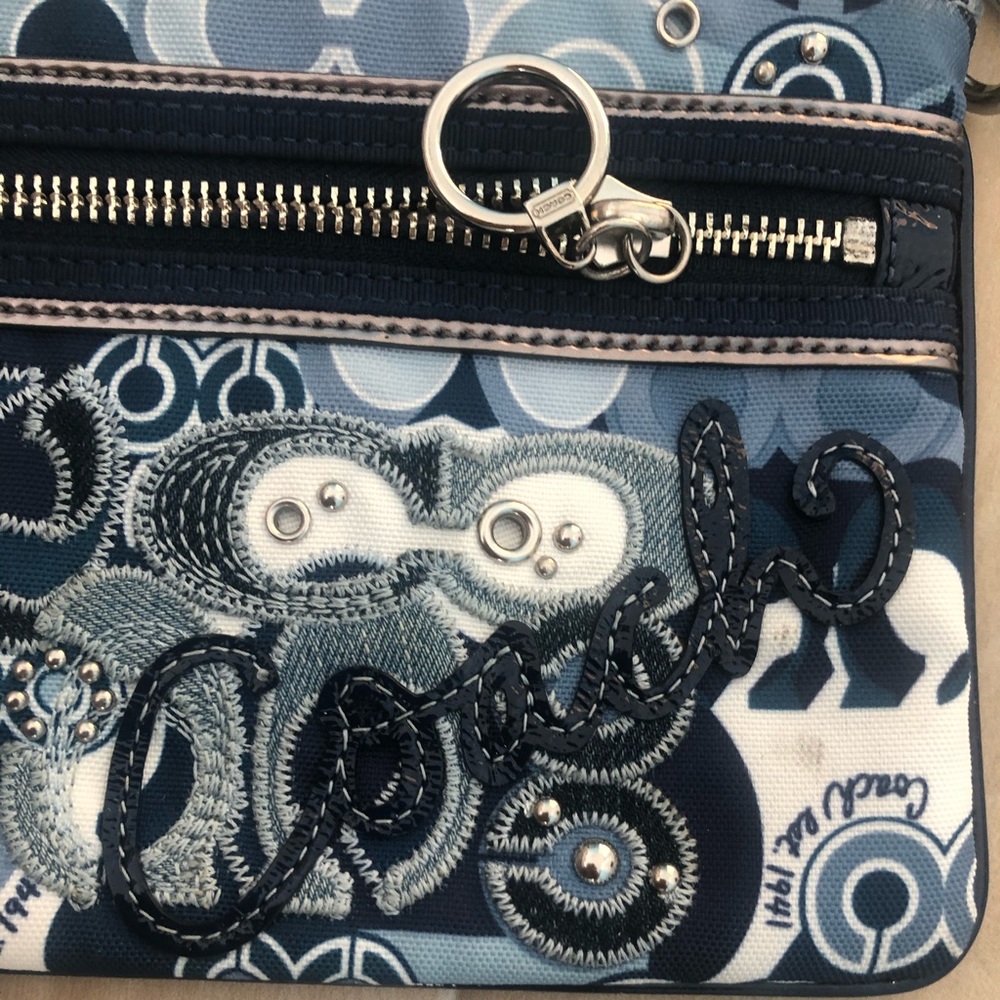 Coach Poppy Collection Double Zip Wristlet - image 4